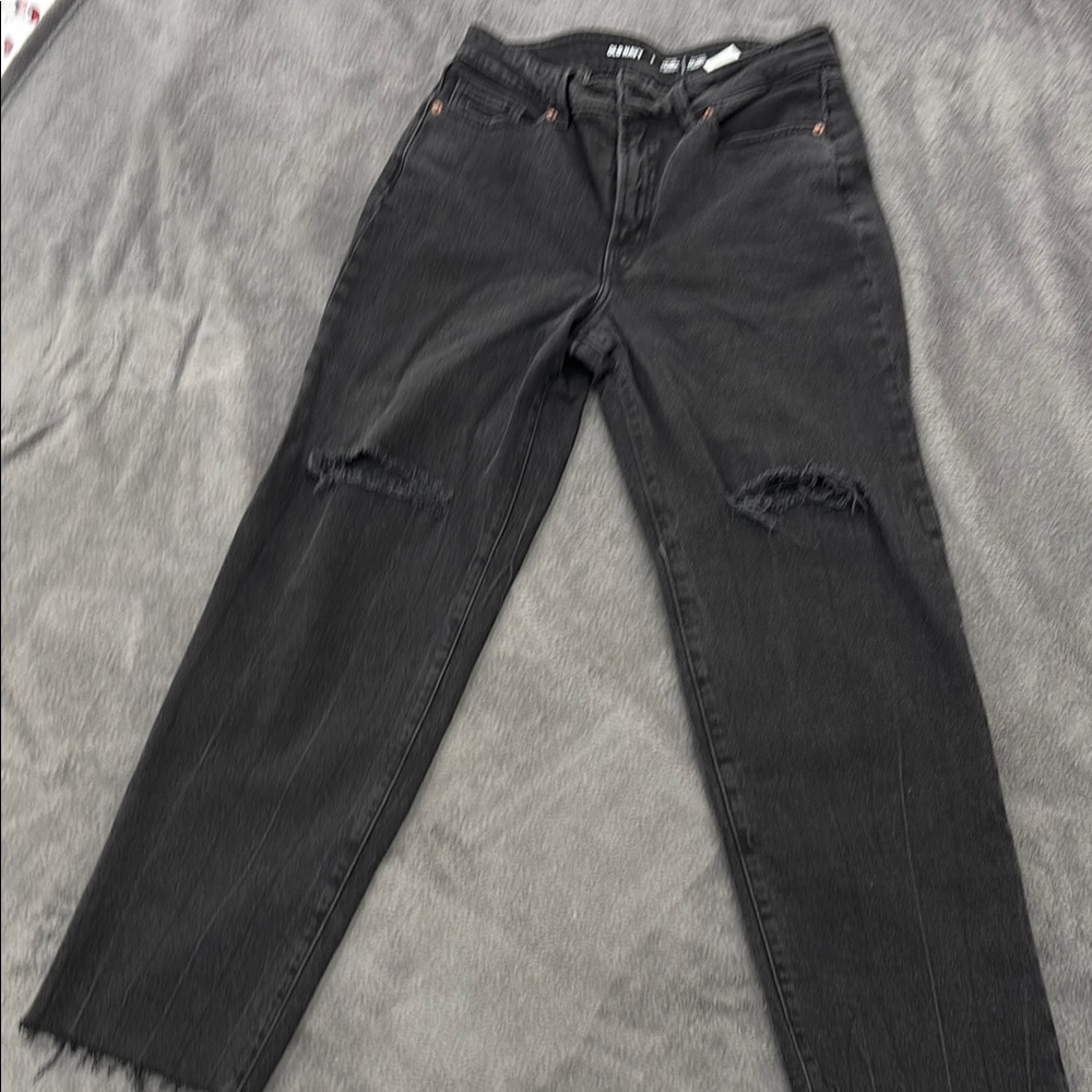 Old Navy Black Straight Leg Women's Jeans